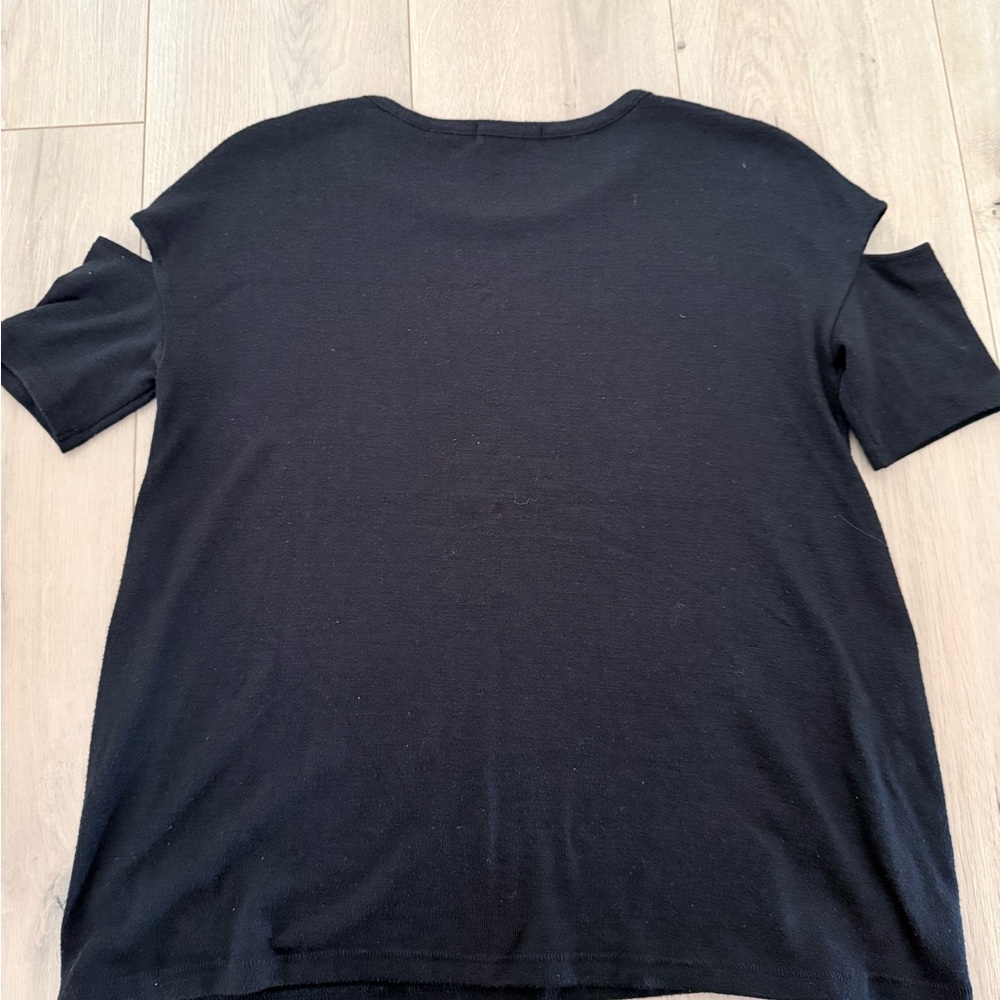Rag & Bone/JEAN Black Short Sleeve Tee | Size S